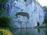 Lucerne - Lion agonisant dans le Jardin des Glaciers