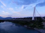 Podgorica - Pont du Millénium au-dessus de la Moraca